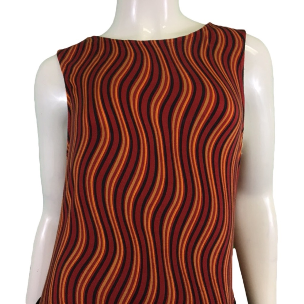 NWT Butterfly Zebra Red/Orange Dress